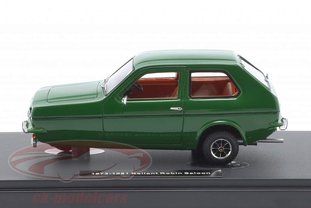 Reliant Robin Saloon 3-Wheel Год постройки 1973-1981 зеленый 1:43 Matrix