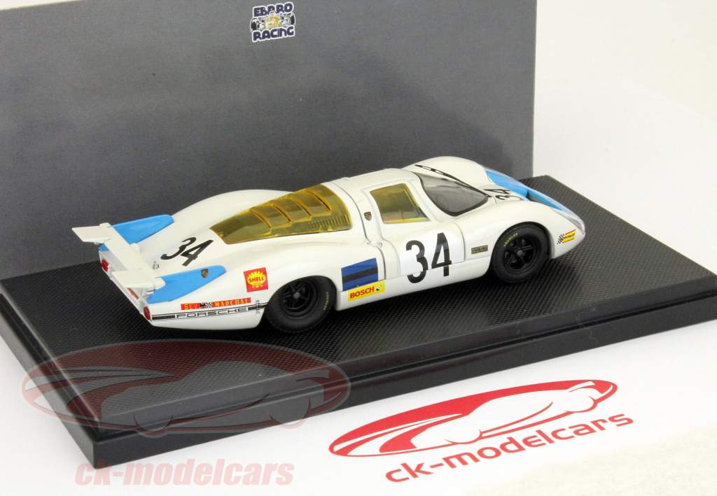 保时捷908＃34勒芒24小时1968​​ Buzzetta /帕特里克1:43 EBBRO