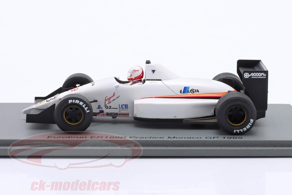 Spark 1:43 Gregor Foitek Eurobrun ER188B #33 Practice Monaco