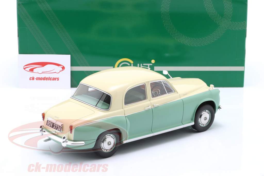 Rover 110 P4 Année de construction 1962 blanc / vert 1:18 Cult Scale