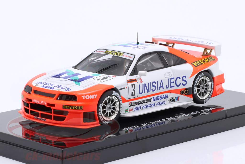Ebbro 1:43 Nissan Skyline GT-R (R33) #3 JGTC 1998 Hasemi