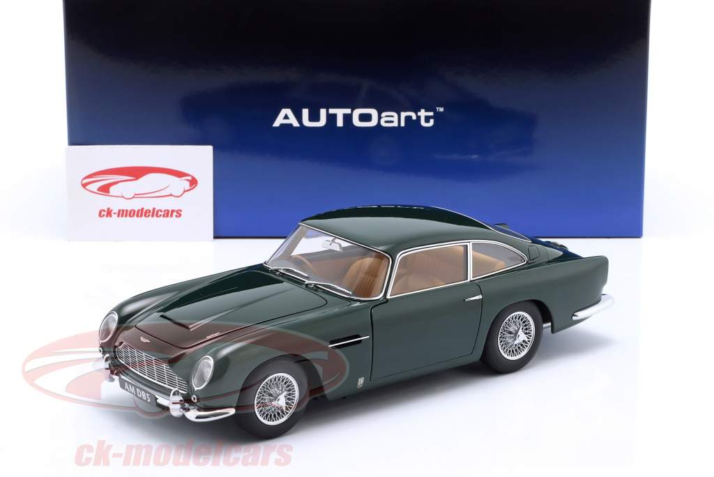 Aston Martin DB5 Ano de construção 1964 british racing verde 1:18 AUTOart