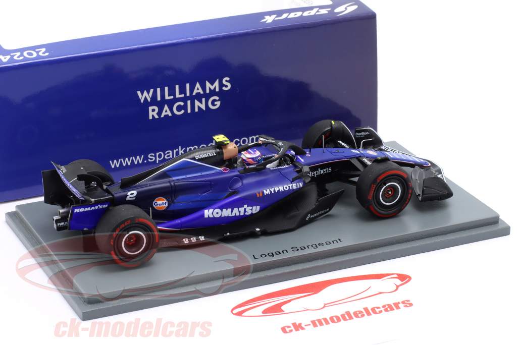ミニカー Williams Racing FW46 Logan Sargeant 2024 2024 1:43