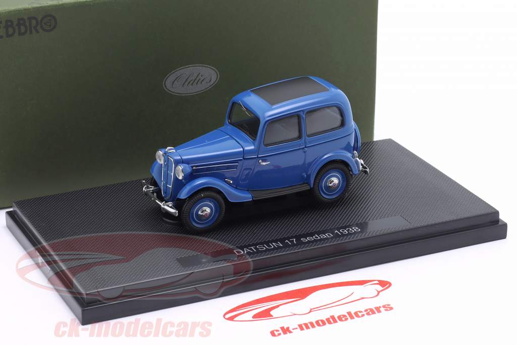 Datsun 17 Sedan Baujahr 1938 blau 1:43 Ebbro