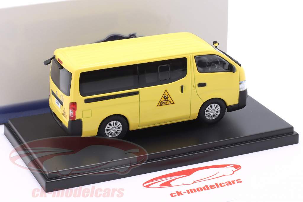 Nissan NV350 Caravan Autobus scolaire Année de construction 2012 jaune 1:43 Ebbro