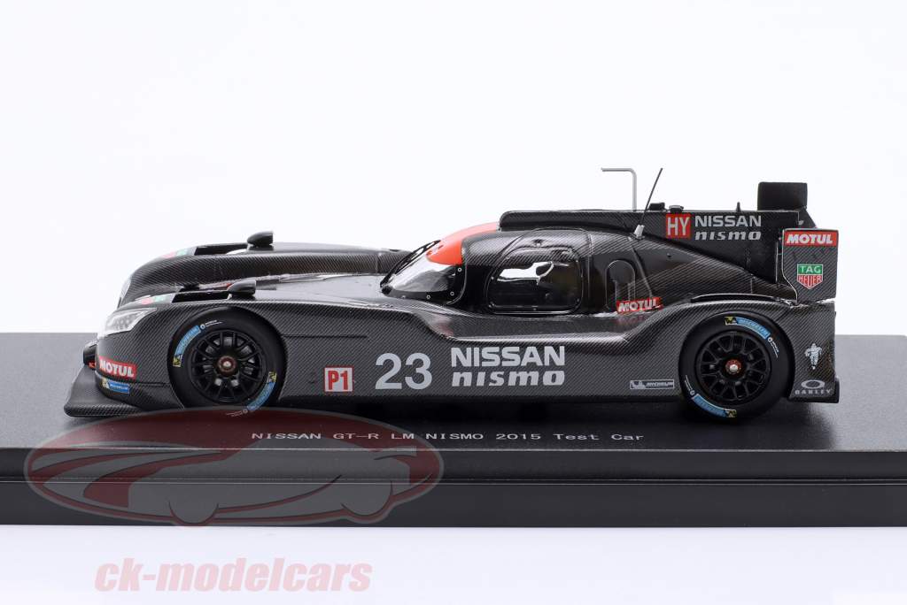 Ebbro 1:43 Nissan GT-R LM Nismo #23 Test Car 2015 黒 45252