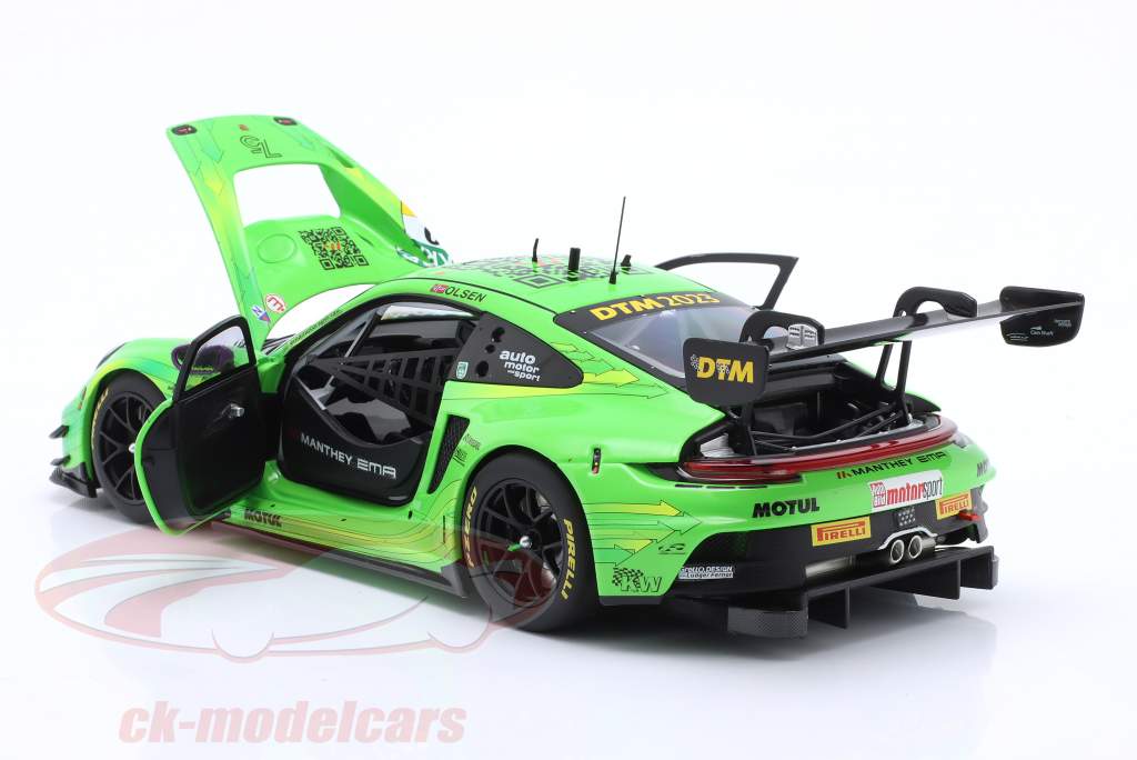 Porsche 911 GT3 R #90 2ème Hockenheim DTM 2023 D. Olsen Manthey 1:18 MInichamps