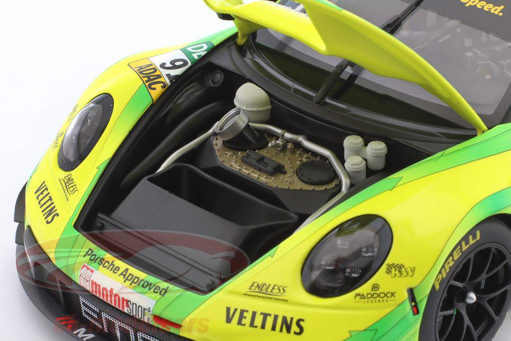 Porsche 911 GT3 R #91 winnaar Norisring DTM kampioen 2023 Preining Manthey Grello 1:18 Minichamps