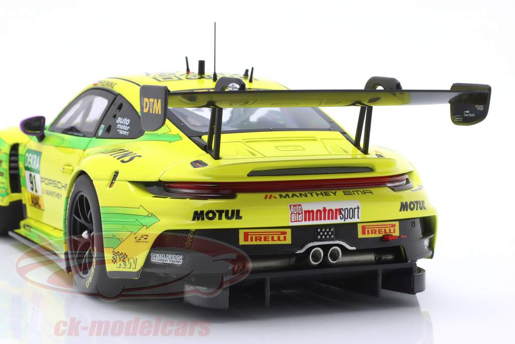 Porsche 911 GT3 R #91 Winner Norisring DTM champion 2023 Preining Manthey Grello 1:18 Minichamps