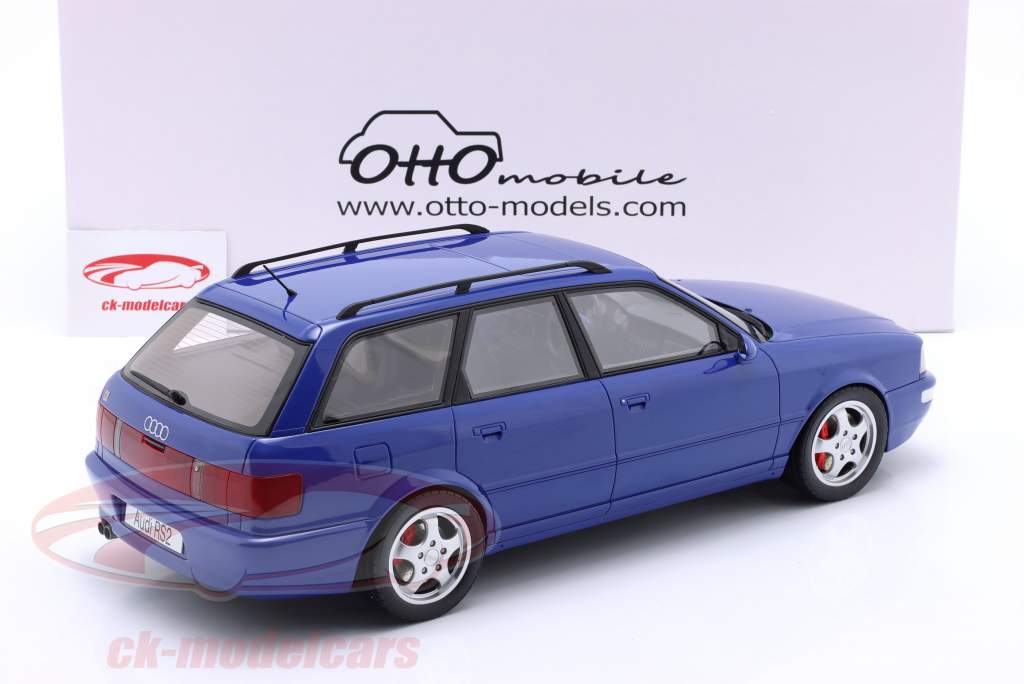 Audi Avant RS 2 Baujahr 1994 nogaro blau 1:12 OttOmobile