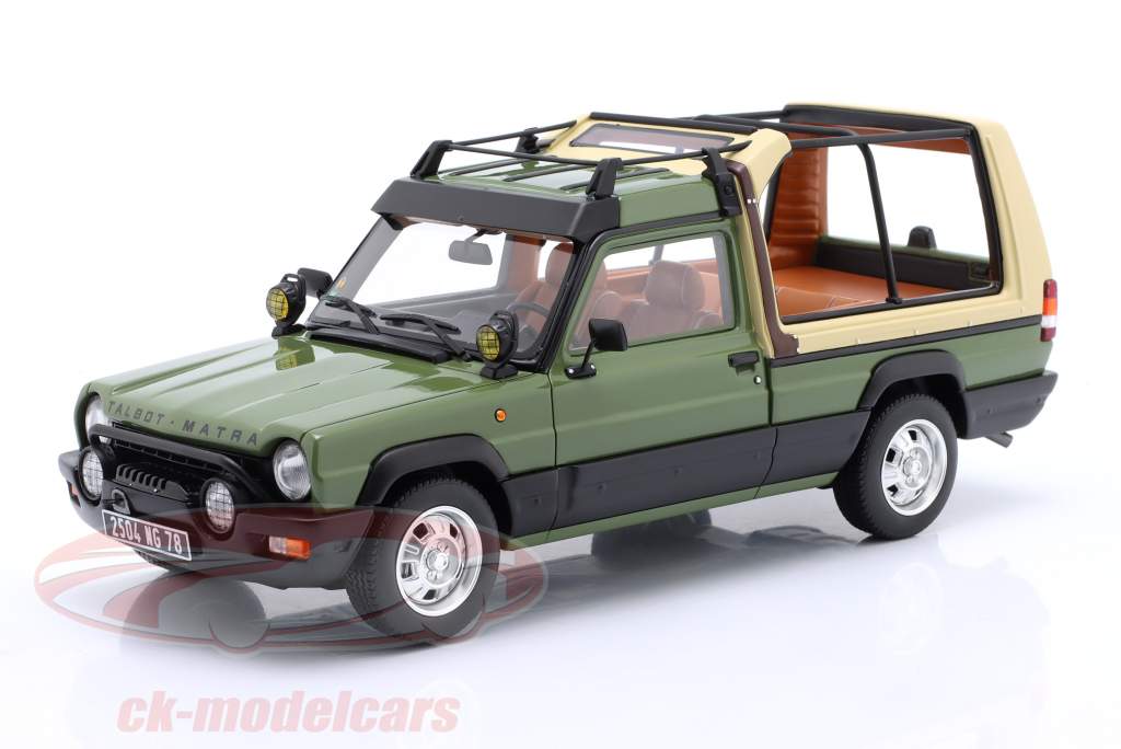 Talbot Matra Rancho Decouvrable Год постройки 1981 sologne зеленый 1:18 OttOmobile