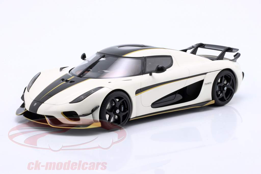 Koenigsegg Regera Bouwjaar 2023 wit 1:18 GT-Spirit