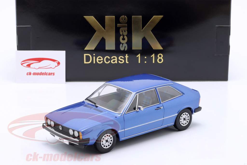 Volkswagen VW Scirocco GTI 建設年 1976 青 メタリックな 1:18 KK-Scale