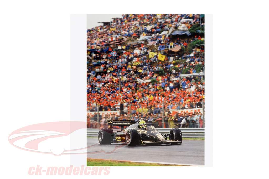 Ayrton Senna Lotus 97T #12 1st Win Portugal GP Formula 1 1985 1:18 Minichamps + Book free