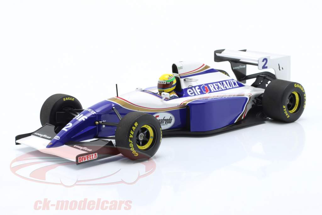 Ayrton Senna Williams FW16 #2 Vreedzaam GP formule 1 1994 1:18 Minichamps + Boek vrij