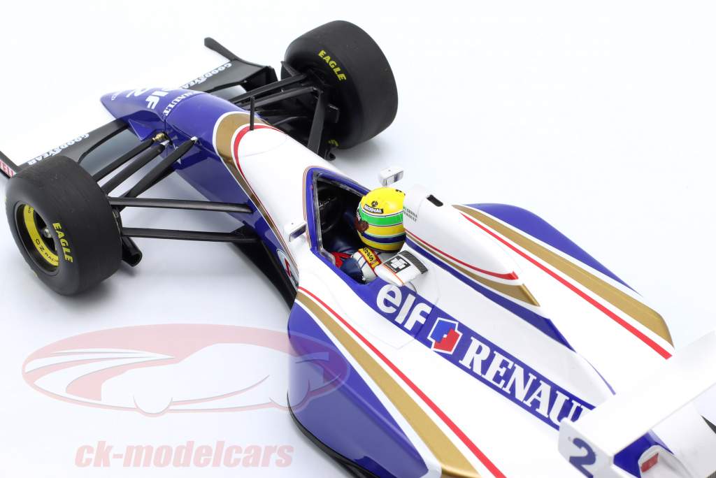 Ayrton Senna Williams FW16 #2 太平洋 GP 公式 1 1994 1:18 Minichamps + 书 自由的