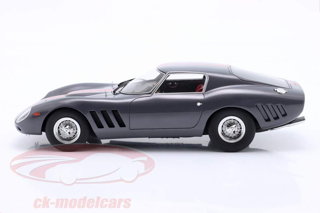 Ferrari 250 GT Drogo Speciale Byggeår 1963 grå metallisk / rød 1:18 MAXIMA