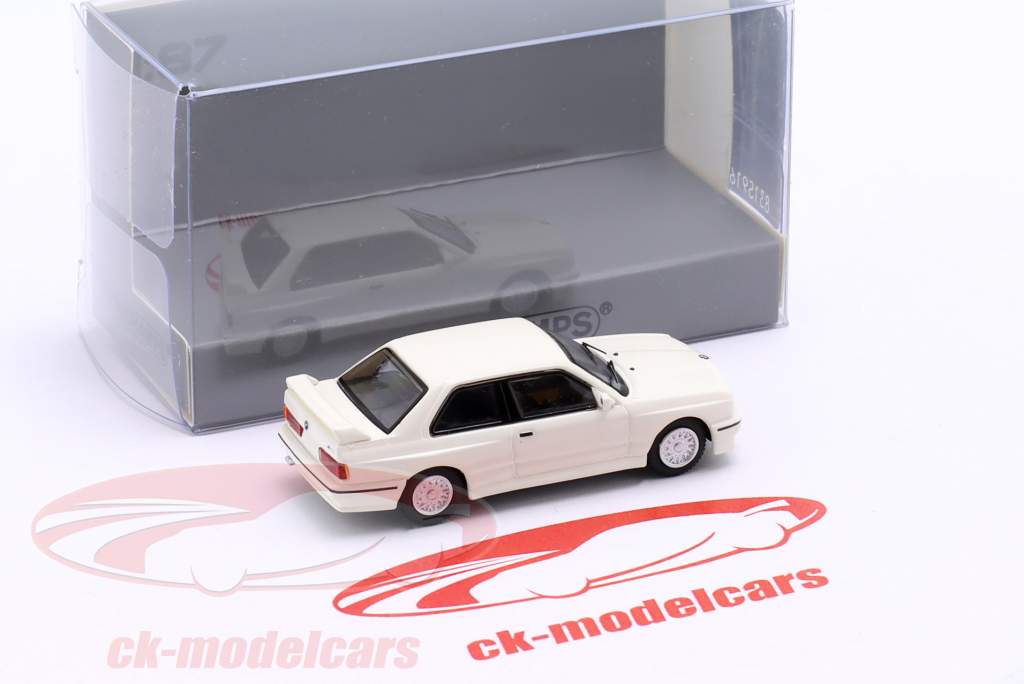 BMW M3 (E30) Anno di costruzione 1986 bianco 1:87 Minichamps