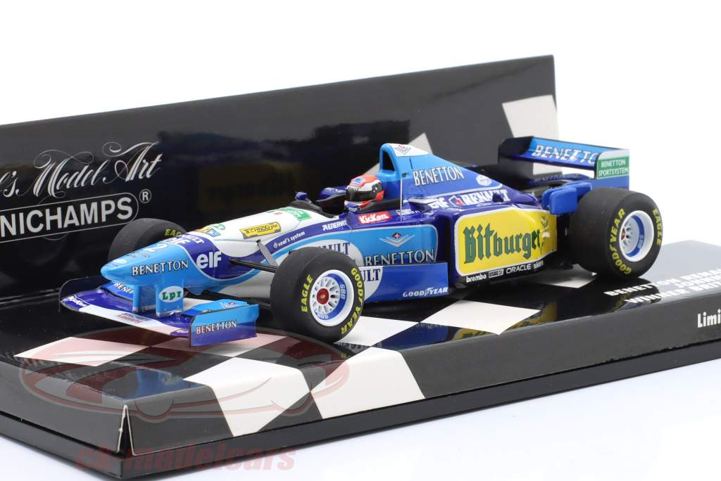 J. Herbert Benetton B195 #2 Winner British GP Formula 1 1995 1:43 Minichamps