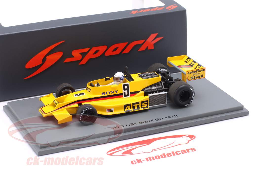 Jochen Mass ATS HS1 #9 ブラジル GP 式 1 1978 1:43 Spark