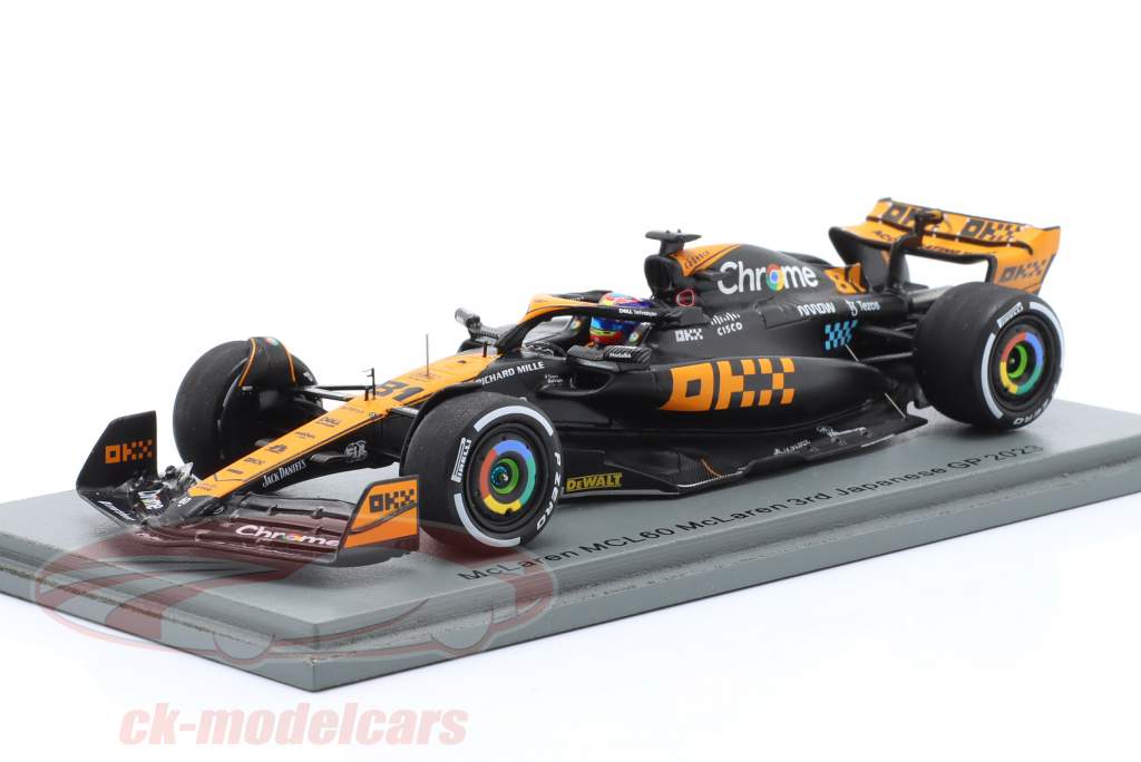 Spark McLaren MCL60 1/43 ピアストリ Spark 1:43 Oscar Piastri McLaren MCL60 #81 3rd Japan GP
