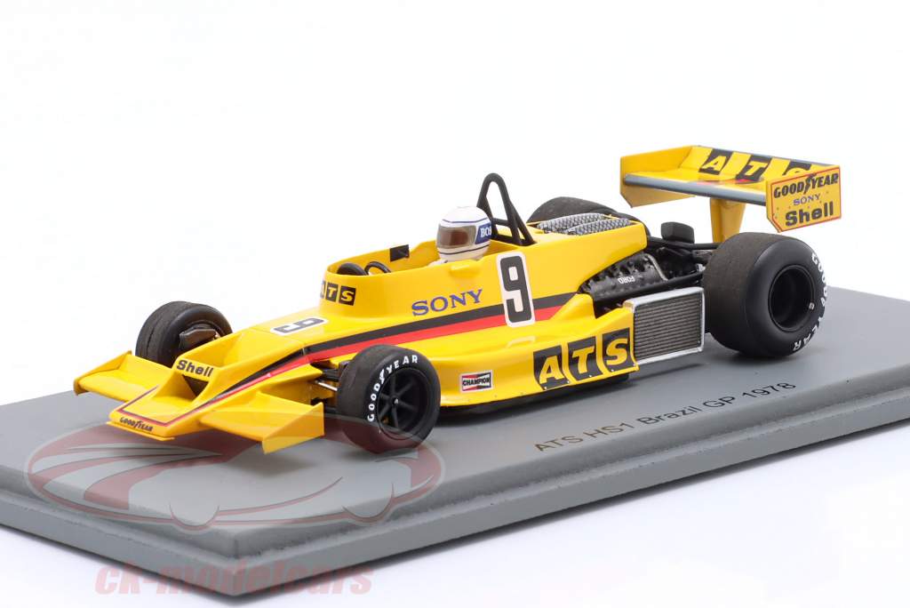 Jochen Mass ATS HS1 #9 ブラジル GP 式 1 1978 1:43 Spark