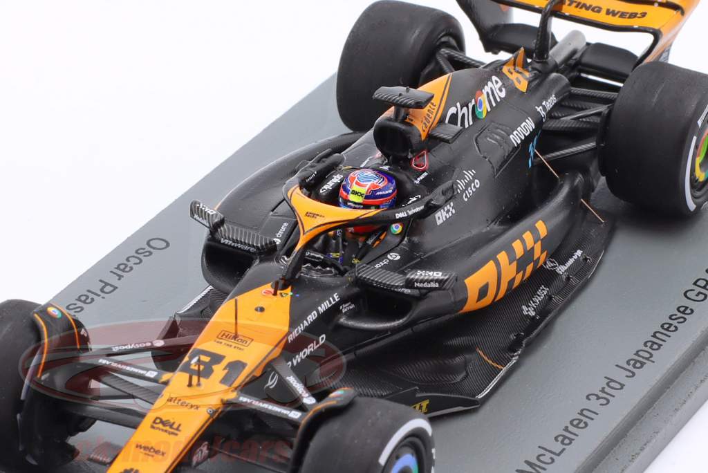 Oscar Piastri McLaren MCL60 #81 3rd Japan GP Formula 1 2023 1:43 Spark