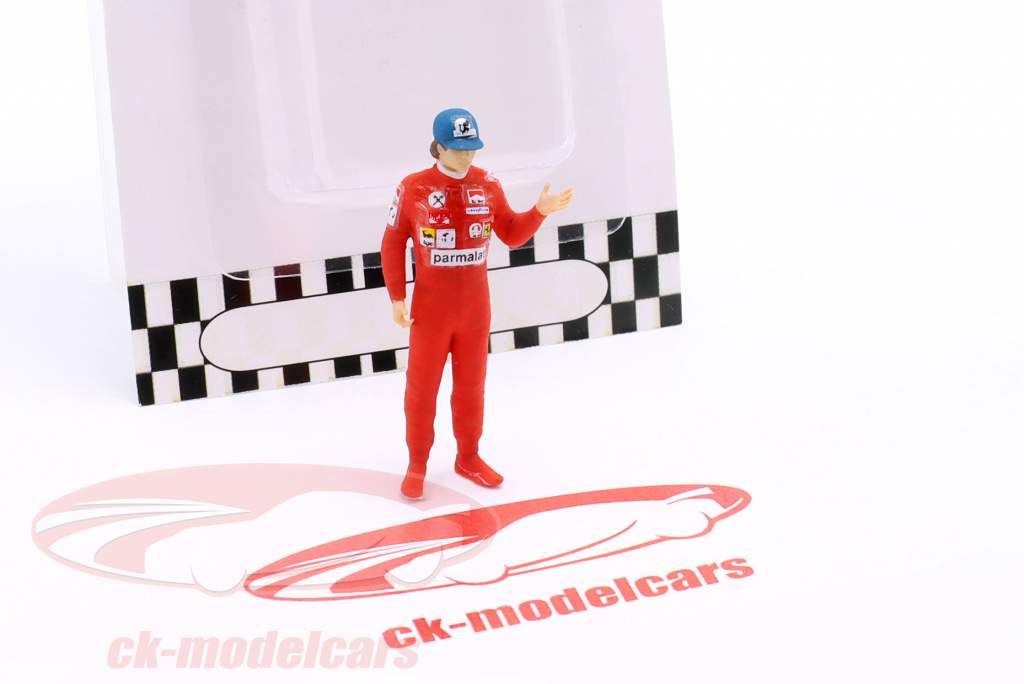 Niki Lauda Scuderia Ferrari fórmula 1 Campeón del mundo 1977 cifra con tapa 1:43 Cartrix
