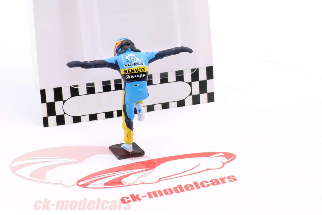 Fernando Alonso Renault formule 1 Champion du monde 2005 & 2006 chiffre 1:43 Cartrix