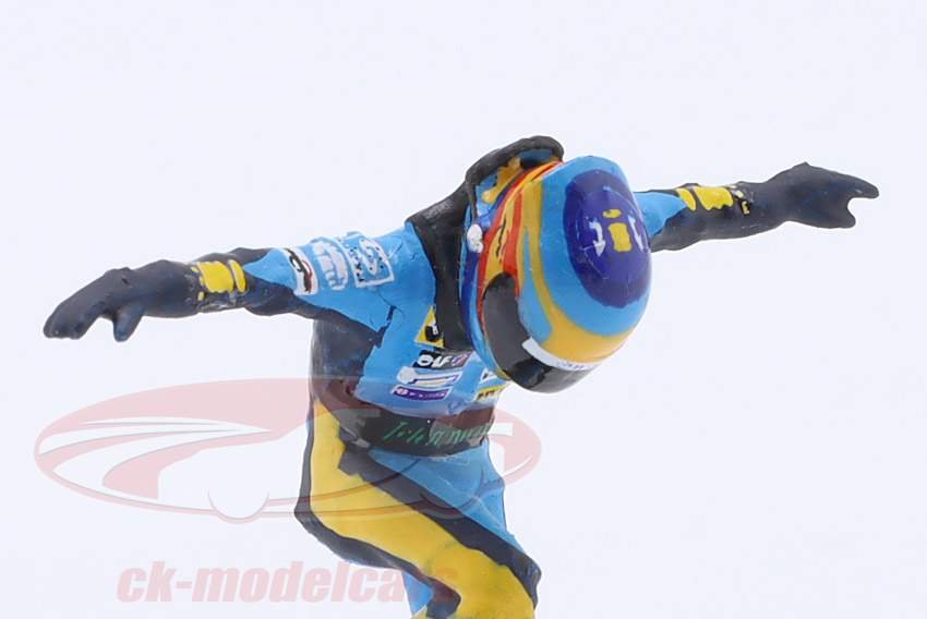 Fernando Alonso Renault formule 1 Champion du monde 2005 & 2006 chiffre 1:43 Cartrix