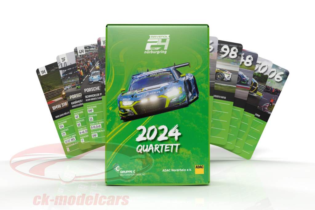 Quartett 24h Nürburgring 2024 (52 cartões) Gruppe C Motorsport Verlag
