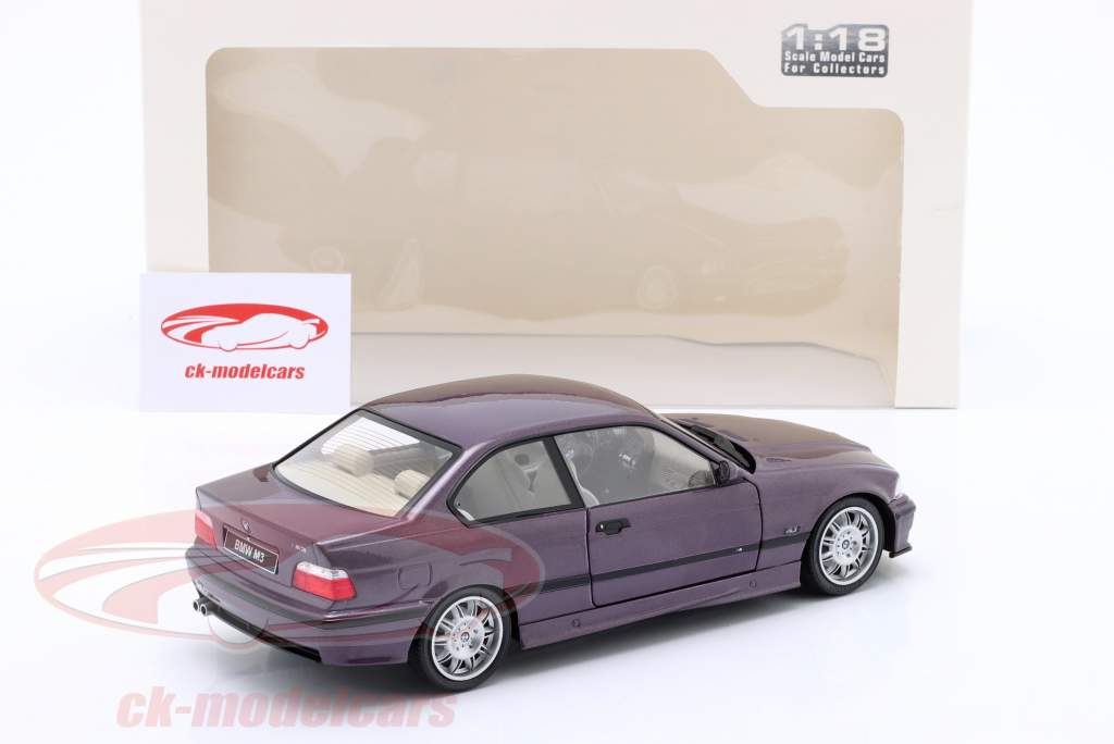 BMW M3 (E36) Coupe Année de construction 1994 technoviolet 1:18 Solido