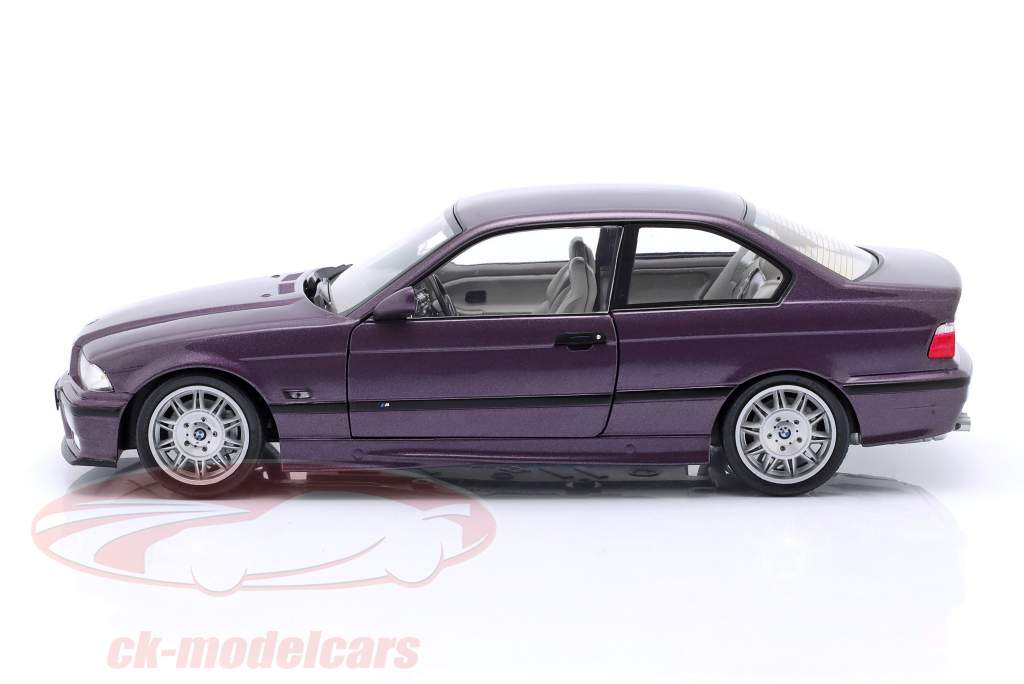 BMW M3 (E36) Coupe 建造年份 1994 Daytona 紫色 1:18 Solido