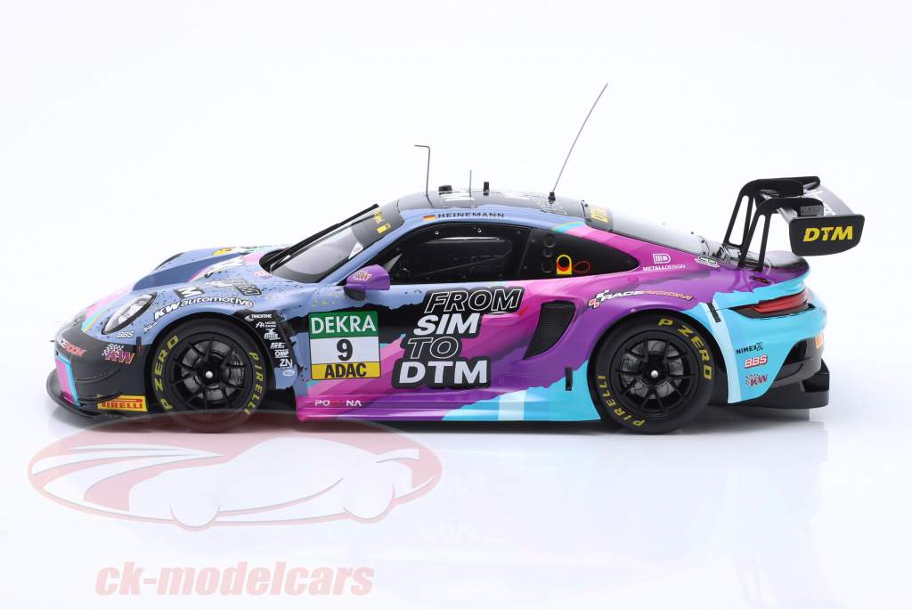 Porsche 911 (992) GT3 R #9 DTM 2023 Tim Heinemann 1:18 Ixo