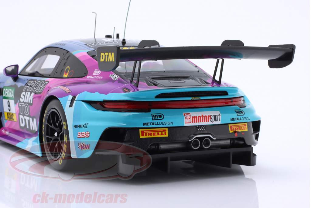 Porsche 911 (992) GT3 R #9 DTM 2023 Tim Heinemann 1:18 Ixo