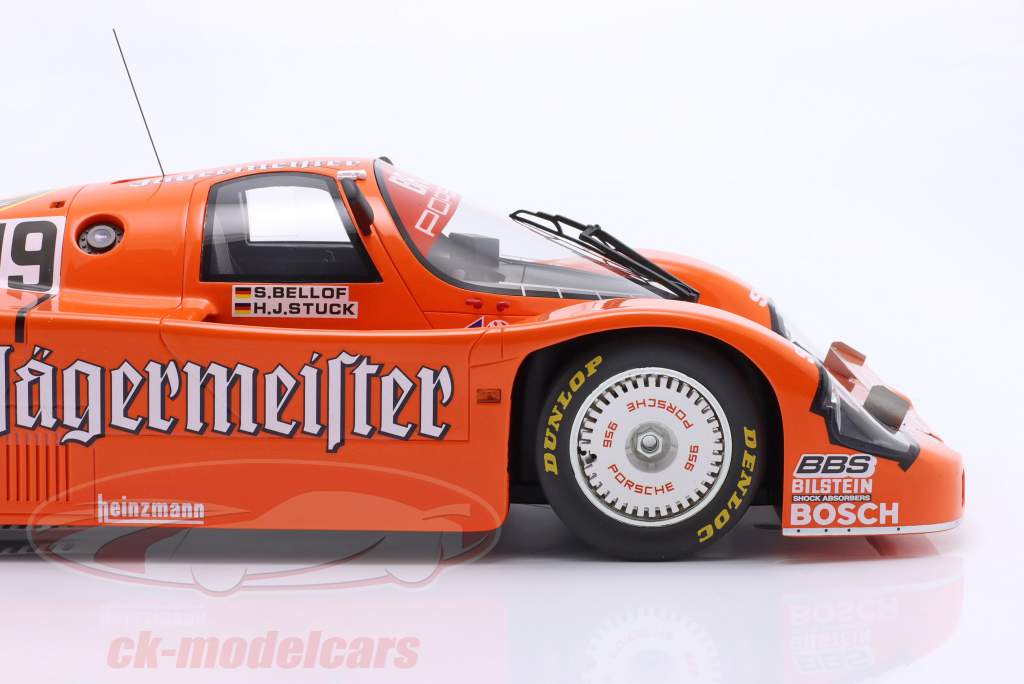 Porsche 956B Jägermeister #19 优胜者 1000km Imola 1984 Stuck, Bellof 1:12 WERK83