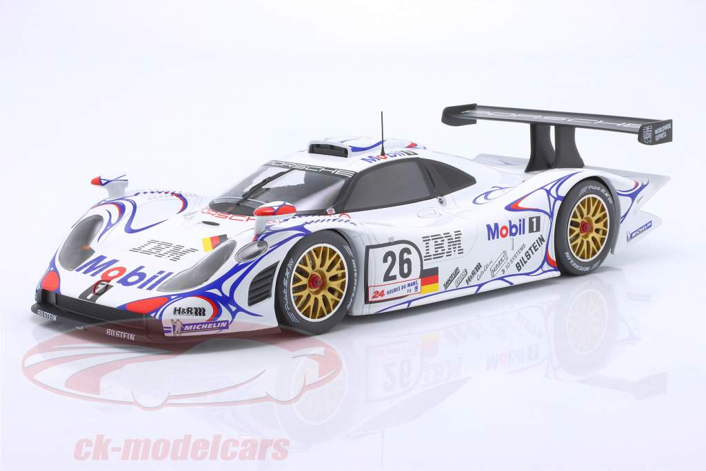 Porsche 911 GT1 #26 vinder 24h LeMans 1998 McNish, Aiello, Ortelli 1:12 WERK83