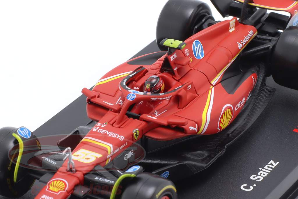 Carlos Sainz jr. Ferrari SF-24 #55 第五 伊莫拉 GP 公式 1 2024 1:43 Bburago