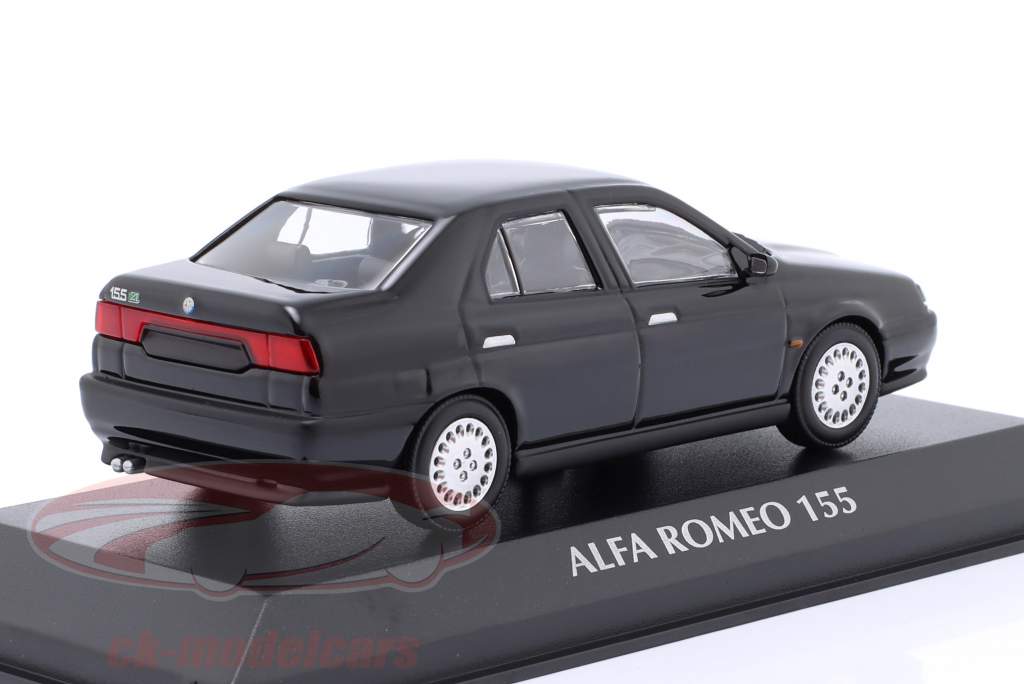 Alfa Romeo 155 Année de construction 1992 noir 1:43 Minichamps