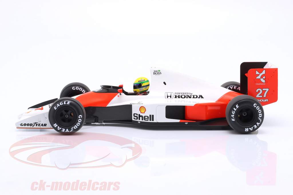 Minichamps 1:12 Ayrton Senna McLaren MP4/5B #27 式 1 世界