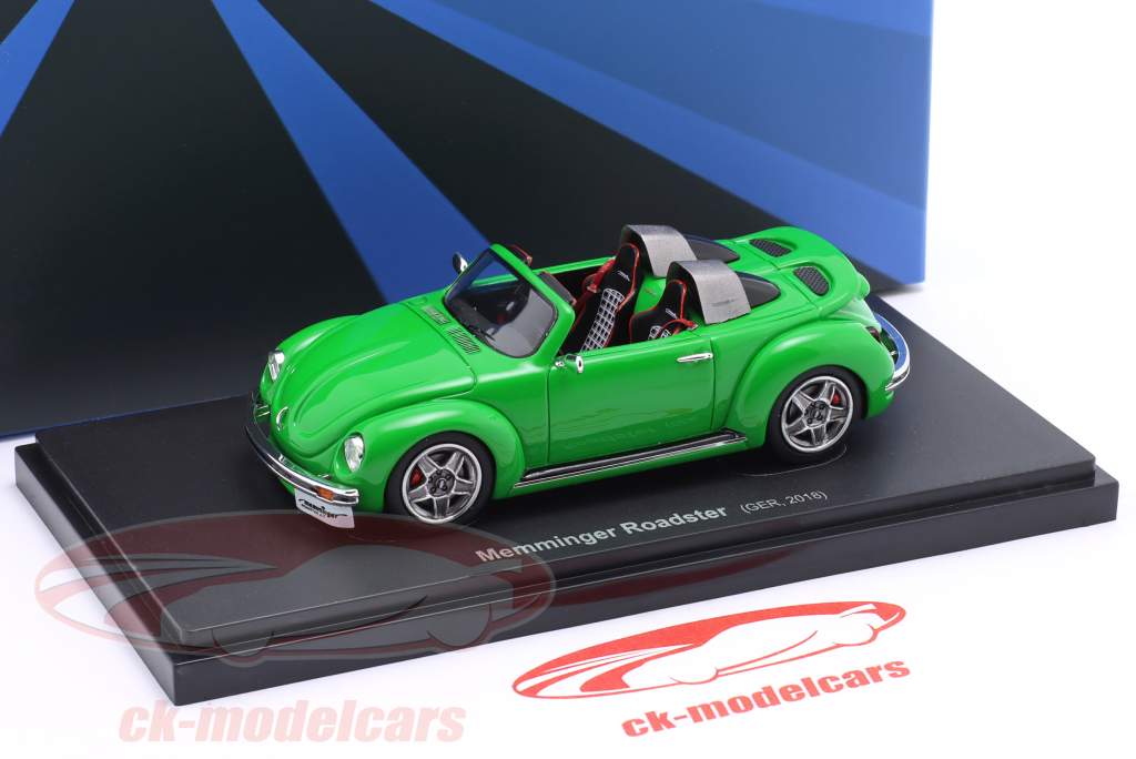Memminger Roadster Byggeår 2018 hugorm grøn 1:43 AutoCult