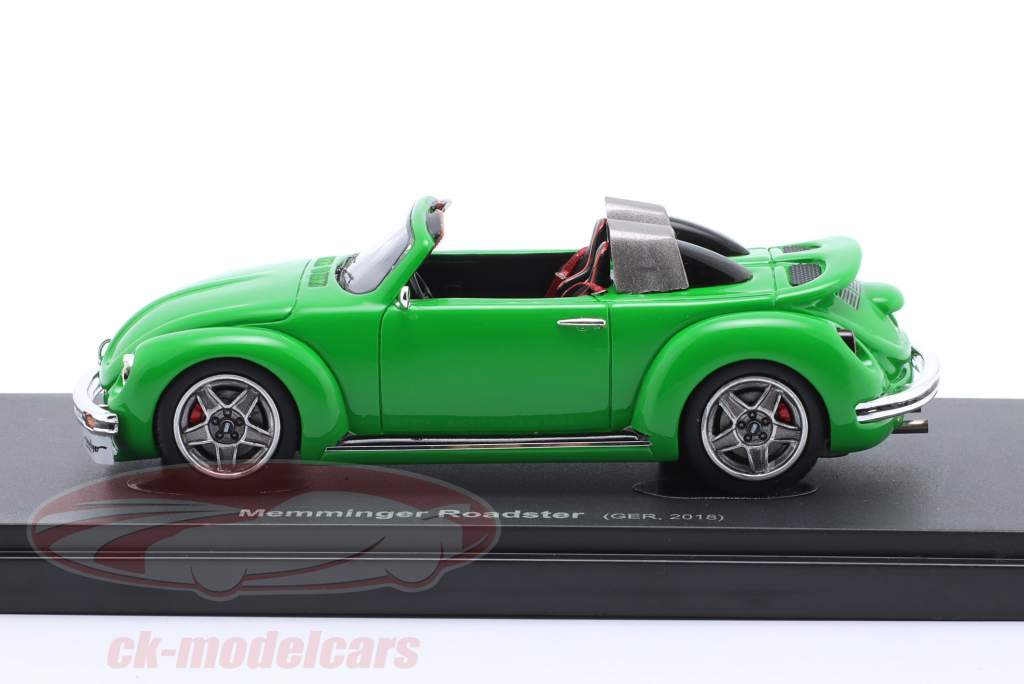 Memminger Roadster Año de construcción 2018 víbora verde 1:43 AutoCult