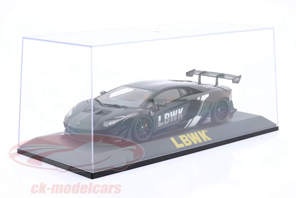 vetrina LBWK per Modellini di automobili nel scala 1:18 oro / nero AUTOart