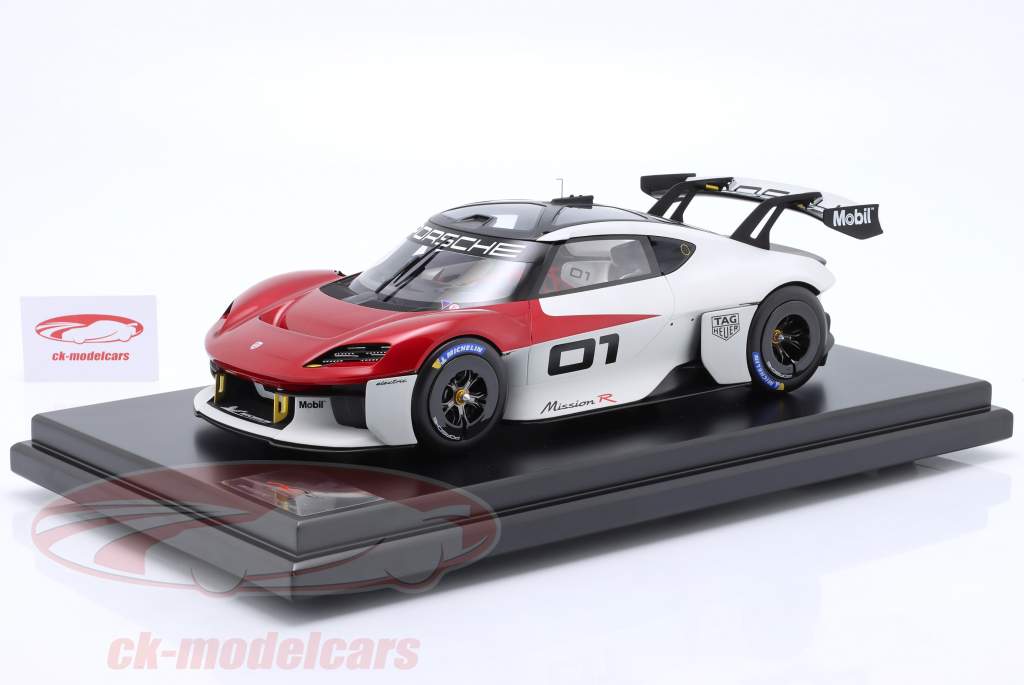 Porsche Mission R #01 红色的 / 白色的 1:12 Spark