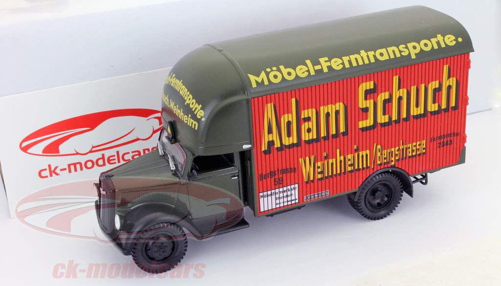 Opel Blitz móveis Ferntransporte Adam Schuch 1:43 Ixo