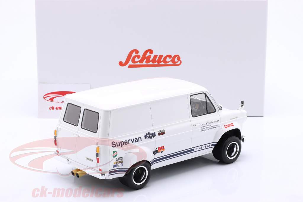 Ford Transit Supervan 1 year 1979 white 1:18 Schuco