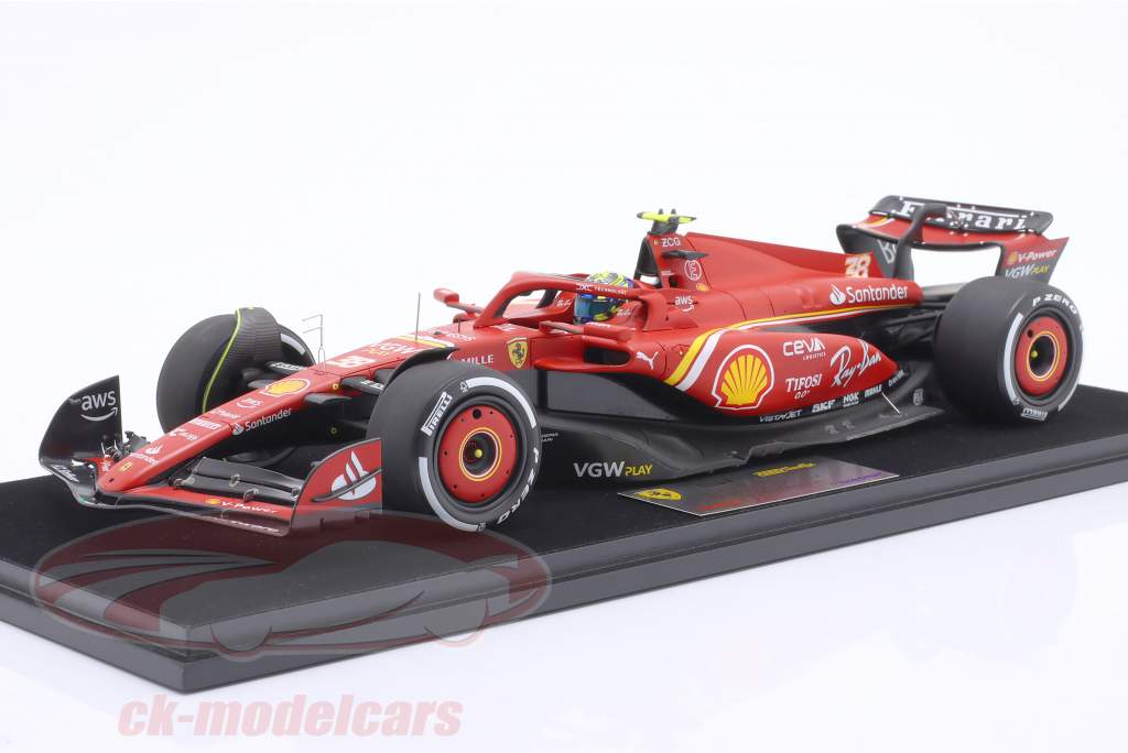 O. Bearman Ferrari SF-24 #38 7º Arábia Saudita GP fórmula 1 2024 1:18 LookSmart