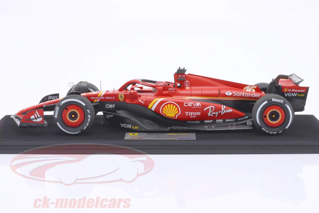 C. Leclerc Ferrari SF-24 #16 3° Arabia Saudita GP formula 1 2024 1:18 LookSmart