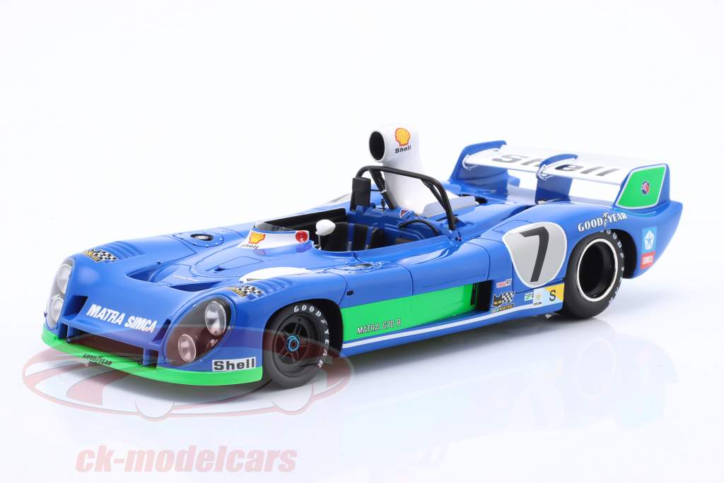 Matra MS670B #7 winnaar 24h LeMans 1974 Pescarolo, Larrousse 1:18 Spark