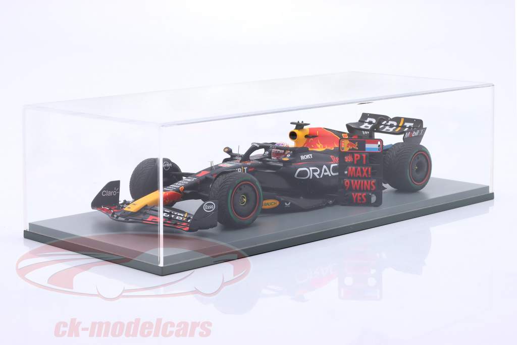 M. Verstappen Red Bull RB19 #1 ganhador Holandês GP fórmula 1 Campeão mundial 2023 1:18 Spark